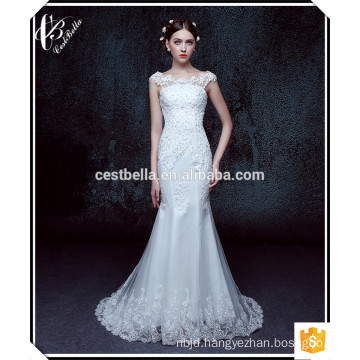 Elegant Chic Wedding Bridal Dress Vestido De Noiva White Mermaid Wedding Dresses 2015 XL016